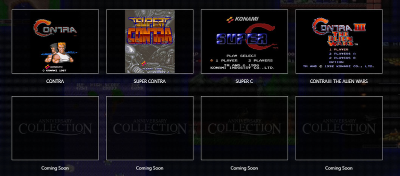 Illustration for article titled Konami's New Anniversary Collections Bundle Castlevania, Contra And More